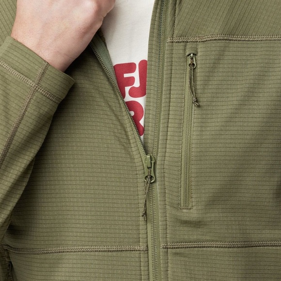 Fjallraven Men’s Abisko Lite Fleece Jacket Green - Picture 7 of 11